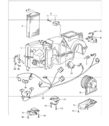 air conditioner single parts 996 GT3-1 1999-05