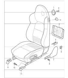 sports seat 996 GT3-1 1999-05