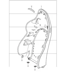 backrest shell sports seat