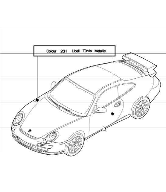 Diagram 004-00 Porsche 9YA.2 Cayenne Turbo E-Hybrid Coupe with GT Package V8 4.0 739Hp 2023>> 