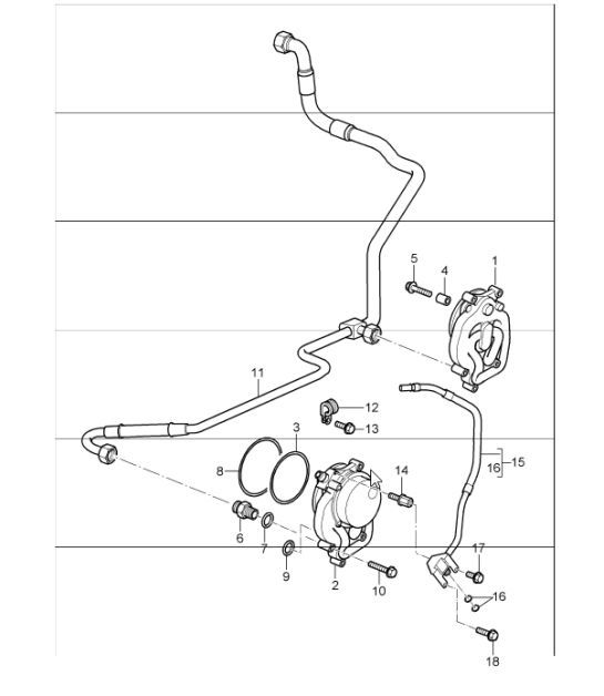 Diagram 104-20 Porsche Carrera GT（2003-2006年） 