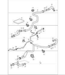 water cooling - 1 - for 997 GT3 M97.76 2007-09
