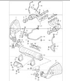Fuel System, Exhaust System 997 (911) MK1 2005-2008