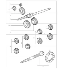 gear wheel sets 997 GT3 / GT3 RS G97.90/92 2010 ONWARDS