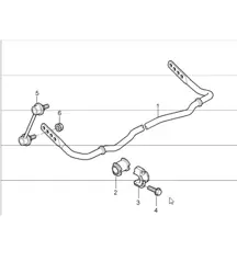 stabiliser 997 GT3 2007-11