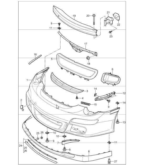 Diagram 802-00 Porsche Macan（95B）MK1（2014-2018）  车身