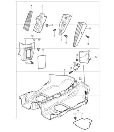carpet linings 997 GT3 2007-11