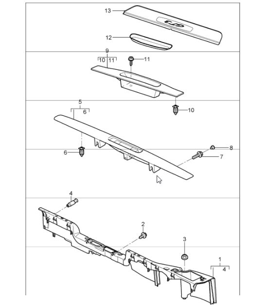 lining door sill 997 GT3 2007-11