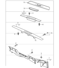 lining door sill 997 GT3 2007-11
