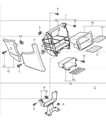 centre console front 997 GT3 2007-11