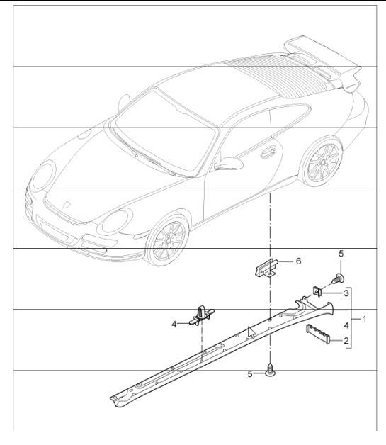Diagram 810-05 Porsche Cayenne 9YA 2018-2023 