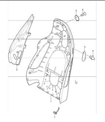 backrest shell, sports seat 997 GT3 2007-11