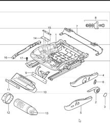 seat adjuster sports seat manually