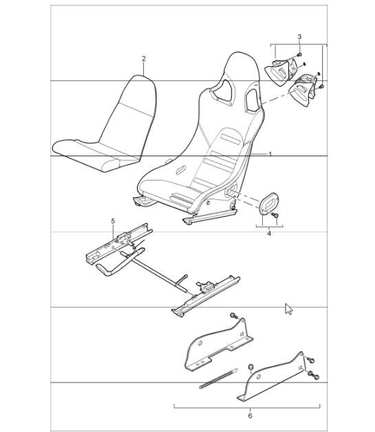 Diagram 817-90 Porsche 928GTS 5.4L 1992-95 