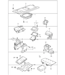 control units 997 GT3 2007-11