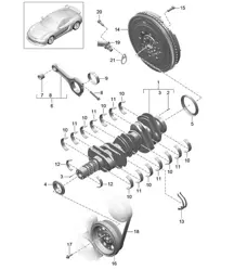 曲轴 981C 开曼 GT4 2016