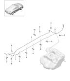 Fuel System, Exhaust System Cayman 987C/981C (2005-2016)