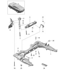 横梁 / 叉骨 981C Cayman GT4 2016
