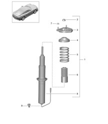 Amortiguadores / Muelles 981C Cayman GT4 2016
