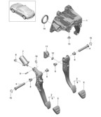 Hand Lever System, Pedal Cluster  Cayman 987C/981C (2005-2016)