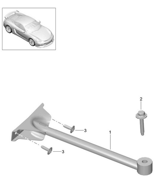 Diagram 801-015 Porsche Cayman 987C/981C (2005-2016) Body