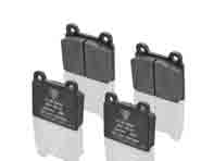 1 set of brake pads for disc brakes 91135195009