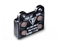 1 set of brake pads for disc brakes 91135293902