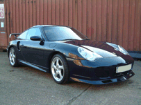 Porsche 996 1999 upgraded to Turbo look & much more ...