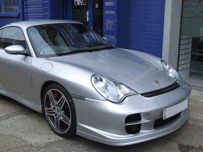 Porsche 996 Turbo Upgraded to 996GT2 Look