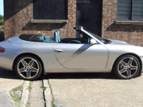 Porsche 996 / Cayman with Turbo wheels 