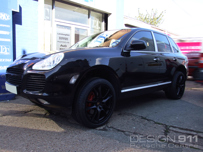 Porsche Cayenne MKI with 21' Style 1051B Black Alloy Wheels