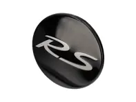 Coprimozzo per cerchi con attacco centrale, nero con logo RS argento. Porsche 997 GT3 RS 2010-13 - 99736120793