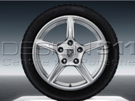 Jantes en alliage 18' Boxster et pneus d'hiver Porsche d'origine pour 981 Boxster / 981 Cayman - 98104460021, 98104460022, 98104460001, 98104460002