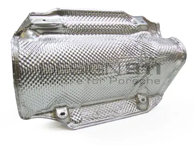 Soporte de parachoques trasero / escudo térmico. porsche 996 turbo - 99650547703, 99650547803