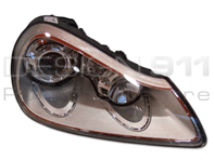 Phare Litronic. Porsche Cayenne 957 2007>> LHD Voitures - 95563117501, 95563117601, 95563117502, 95563117602