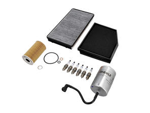 Motoronderhoudsset - Lucht-/brandstof-/oliefilters, bougies en meer - Voor Porsche 986 Boxster 2.5L 1997-1999 - 99610722560, 99610731351, 0PB115499A, 99611025301, 99611013103, 99611013104, 90012310630, 99657221901, 99657221902, 99657121903, 99757121900, 99757121901, 99757121902, 99917020190