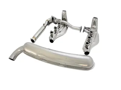 Echappement Simple Sortie 84mm & Système Echangeurs Porsche 911 1974-83 - 91133091101S, 3606501101, 93011116905, 91122092502S