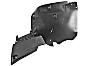 Doublure de passage de roue avant, gauche. Porsche 996 Carrera - 99650412403, 99650412303