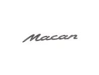 Inscripciones/letras Macan en gris ágata. Parte trasera/portón del maletero Porsche Macan 95B.2 - 95b853675R