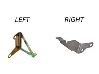 Metalen beugel voor achterste koelvloeistofleidingen die naar/van verwarmingskern lopen. Porsche 996 Turbo / S / GT2 / GT3