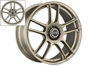 20' OZ Indy HLT White Gold Center Lock Look Wheels pour voiture Porsche
