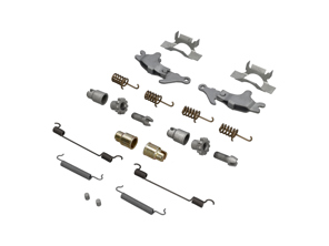 Handbrake shoes spring kit. Porsche 996 1998-2005 - 91135294401, 298609723, 99635272300, 99635274101, 99335207301, 298609717, 99635280700, 99335273700