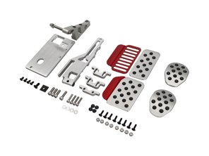 Rennline REV4 3PC Pedal Set Rubber Grip. Porsche 987 / 997 Manual cars - A14.3P60, A143P60