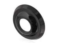 Rosette für Fensterkurbel und Innengriff, Schwarz. Porsche 356 Vor-A - 35653711700