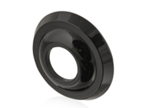 Rosone per manovella e maniglia interna, Nero. Porsche 356 Pre-A - 35653711700