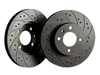 Black Diamond CROSS GEBOREN & GEGROEFDE Performance Remschijven VOOR. Porsche 914/924 - KBD 151, KBD151