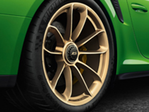Cerchi in lega 20'/21' 991.2 GT3 RS In Aurum (satinato-lucido) Original Porsche - 99104460312