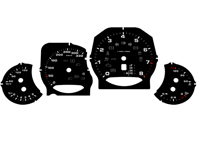 Wijzerplaat ingesteld, KMH. Porsche 970 Panamera S / Panamera 4S