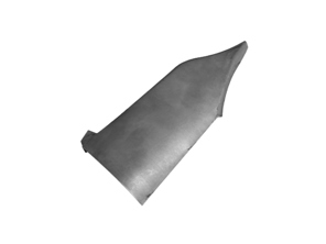 Reparación de la sección del alerón a la sección del scuttle del alerón delantero. Porsche 914 - 91450303111, 91450303211, 91450306111, 91450306211 - PP306BL, P306BL, PP306BR, P306BR