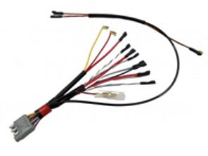 Kabelbaum des Zündschalters mit Flachsteckverbinder. Porsche 911 / 912 1965 bis 1968 90161200301 - 90161200301